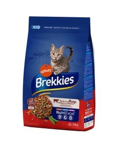 Brekkies Cat food mix with ox, vegetables and cereal 3,5 kg bag