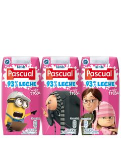 Strawberry milkshake Pascual pack 6x20 cl brik