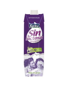 Semi-skimmed milk lactose Kaiku 1 l carton