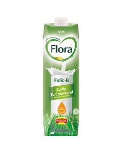 Lacteal Flora folic b semi controls cholesterol 1 l carton