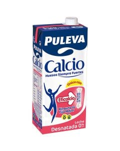 Skimmed milk calcium Puleva 1l carton