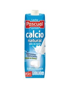 Natural calcium skimmed milk Pascual 1 l carton