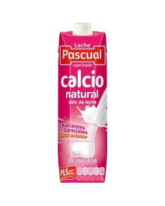 Natural calcium skim milk Pascual 1 l carton