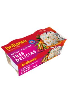 Rice 3 delights Brillante minute 2x125 g bowl