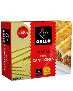 Cannelloni noodles Gallo 20 units 125 g box