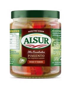 Alsur Roasted green and red piquillo peppers 275 g jar