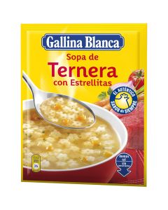 Beef soup with stars Gallina Blanca 80 g packet
