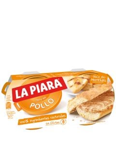 Chicken paté La Piara 2x75 g tin