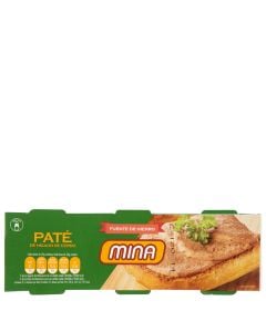 Pork liver pate Mina 3x70 g tin