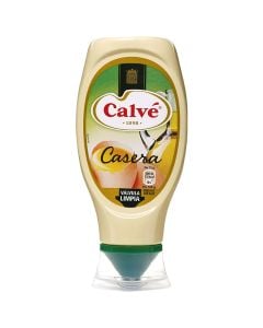 Homemade style mayonnaise top down Calvé 430 g bottle