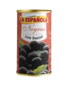 Black olives with stone La Española 185 g tin