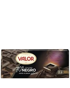 Dark Chocolate 70% cocoa Valor 300 g tablet