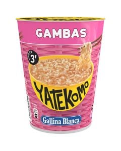 Gallina Blanca Prawn flavour instant noodles Yatekomo 60 g