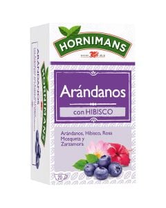 Hornimans Tea with cranberries and hibiscus 20 bags box