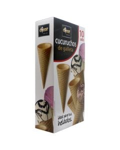 Dicar Ice cream cookie cones 10 units