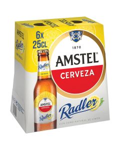 Amstel Beer with lemon Radler 25 cl bottle