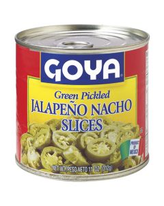 Jalapeño chili slices in pickled sauce Goya 310 g tin