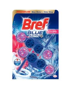 Bref Toilet cleaner Floral Blue duo pack 2x50 g