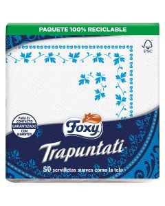 Foxy Paper napkins Trapuntati 50 units