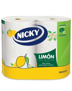 Nicky Paper towels Lemon scent 2 layers 2 units