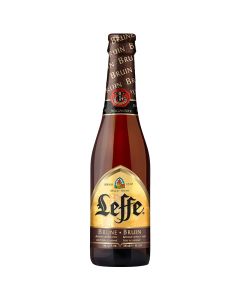 Leffe Brune beer 33 cl bottle