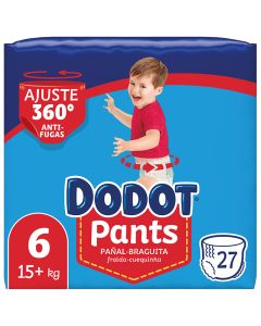 Dodot Pant diapers size 6 15+ kg 27 units