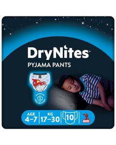 Huggies Pyjama pants DryNites boys 4-7 years 10 units
