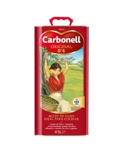 Olive oil 0,4º Carbonell 5 l tin