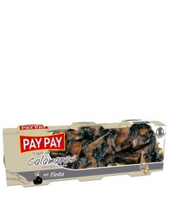 Pay-Pay Pieces of squid in ink sauce 3x55 g tin