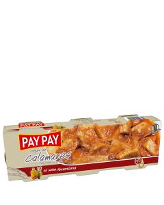 Pay-Pay Pieces of squid in american sauce sauce 3x55 g tin