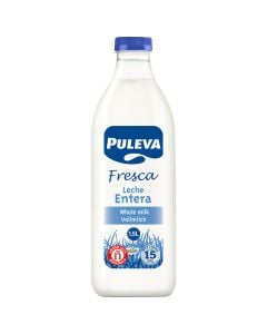 Whole fresh milk Puleva bottle 1,5 l