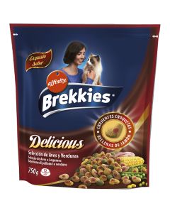 Cat food Brekkies delicius chicken bag 900 g