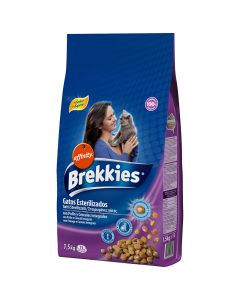 Sterilized cat food Brekkies bag 1,5 kg