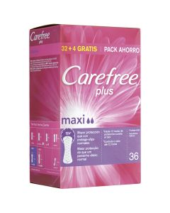 panty liner Carefree maxi 36 ud