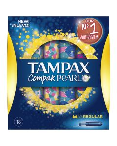 Tampons Tampax pearl regular case 16 units box