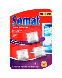Detergent for cleaning dishwashing machines Somat 3 doses
