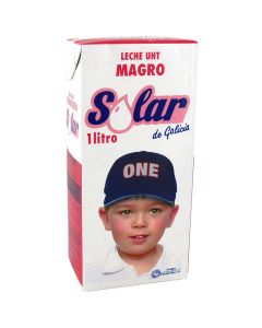 Skimmed milk Solar 1l carton