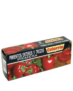 Red peppers in pieces Celorrio 3x60 g tin