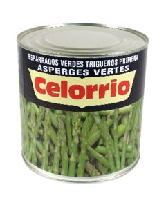 Green asparagus pieces Celorrio 1,2 kg tin