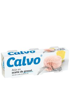 Tuna in sunflower oil Calvo 3x53 g tin
