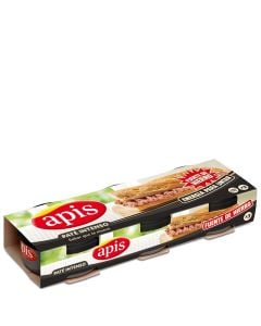 Pork liver intense pate Apis 3x80 g tin