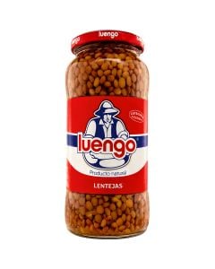 Cooked lentils Luengo 400 g jar