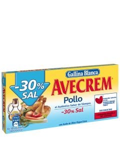 Chicken broth Avecrem -30% salt 10 cubes
