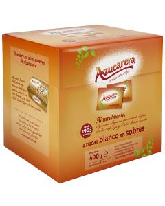 White sugar sachets Azucarera 50x8g pack