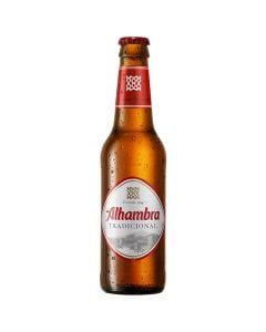 Alhambra Tradicional beer 25 cl bottle