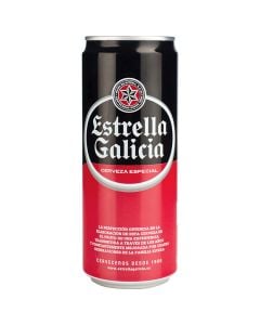 Beer Estrella Galicia 33 cl can