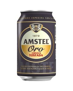 Toasted beer Amstel Gold 33 cl can