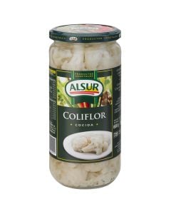 Baked Cauliflower in brine Alsur 360 g jar