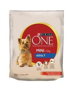 Dog Food Purina one with beef and rice 800 g