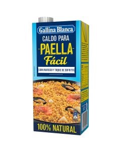 Seafood paella broth with saute Gallina Blanca 1 l brik